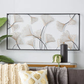Lily Serenity Elegant White Bloom Metal Wall Art